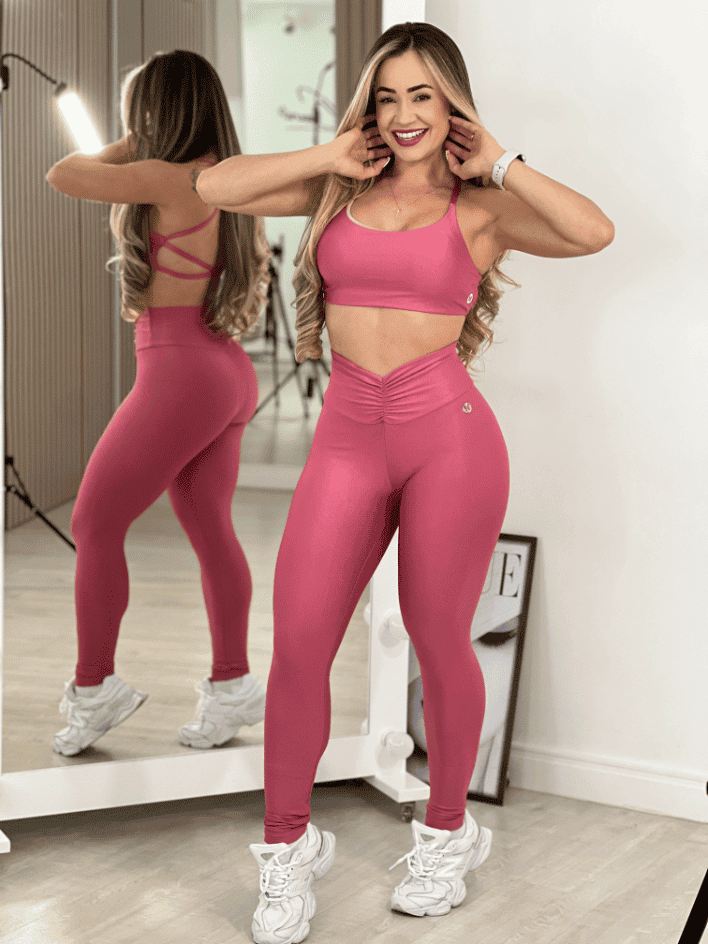 Conjunto Top e Legging Lily - Varias Cores
