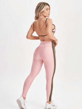 Top e Legging Conjunto Majestic Rosê