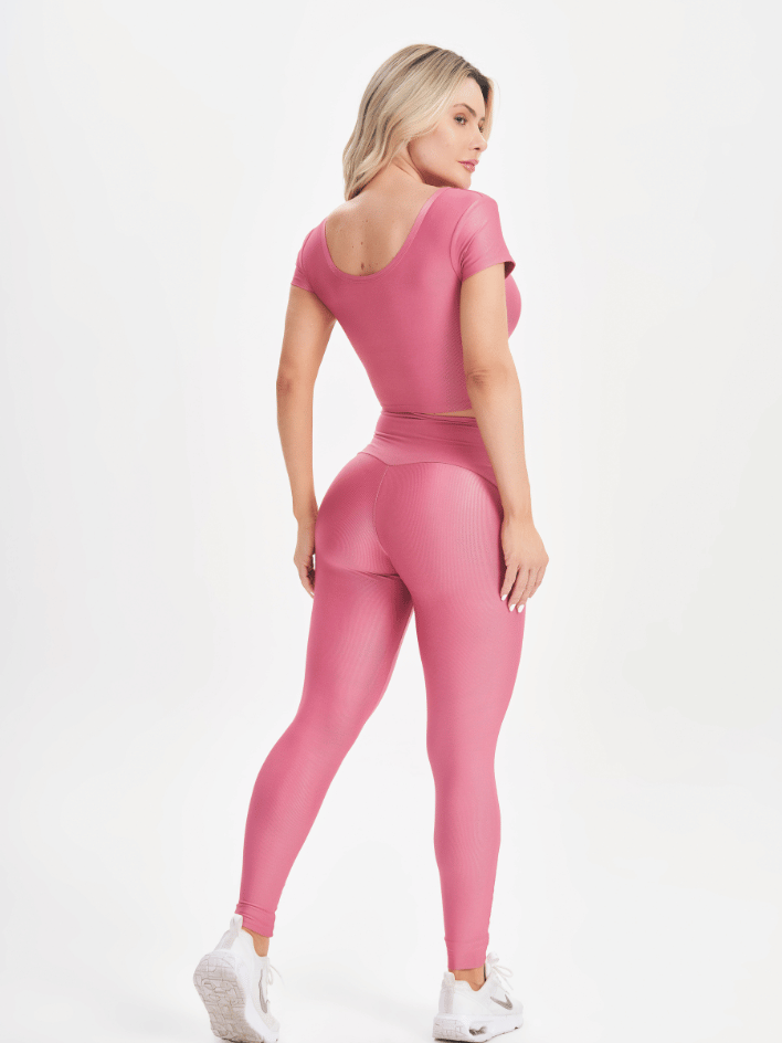 Conjunto Top e Legging Retro Glam